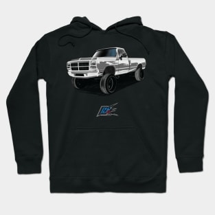 dodge first gen truck white Hoodie